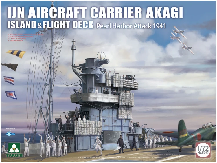 Okręt lotniskowiec IJN Akagi 5023 Takom