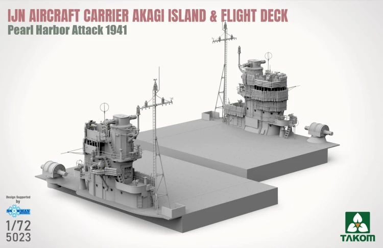 Okręt lotniskowiec IJN Akagi 5023 Takom
