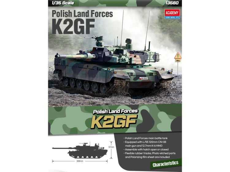 Czołg K2GF Black Panther Polish Land Forces 13560 Academy