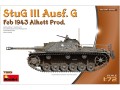 Działo StuG Sturmgeschutz III Ausf.G Alkett 72101 MiniArt
