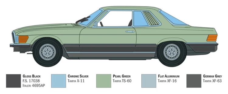 Mercedes Benz 500 SLC 3633 Italeri