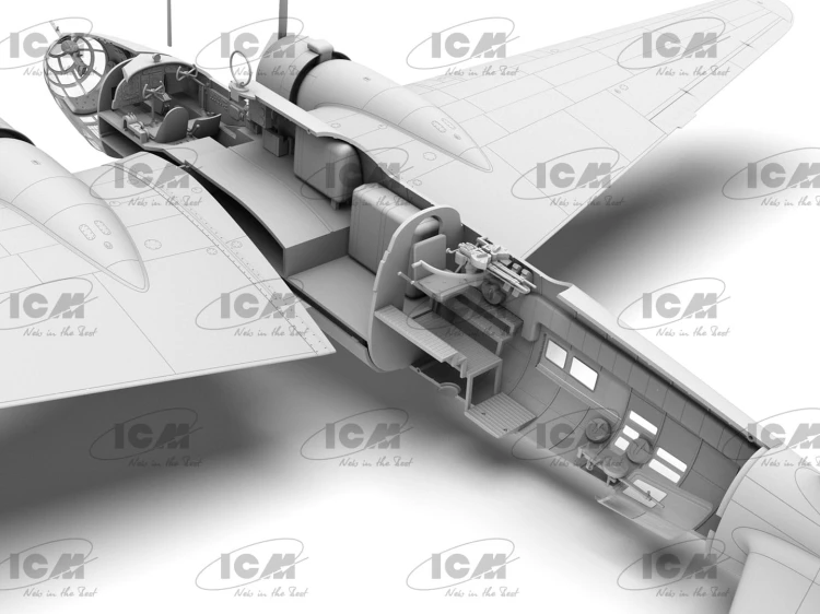 Samolot Mitsubishi Ki-21-Ia Sally 48196 ICM