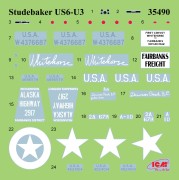 Samochód ciężarowy Studebaker US6-U3 35490 ICM
