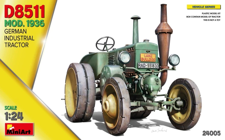 Traktor ciągnik Lanz Bulldog D8511 model 1936 24005 MiniArt