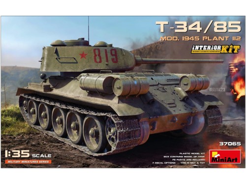 Czołg T-34/85 model 1945 Plant 112 37065 MiniArt