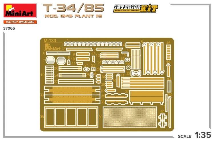 Czołg T-34/85 model 1945 Plant 112 37065 MiniArt