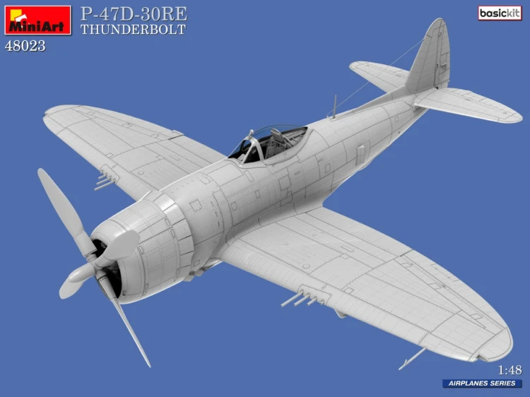 Samolot Republic P-47D-30RE Thunderbolt 48023 MiniArt