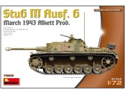 Działo StuG Sturmgeschutz III Ausf.G Alkett 72105 MiniArt