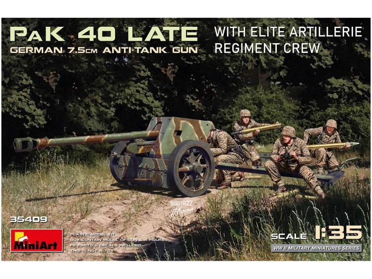 Armata 7,5cm PaK 40 Late 35409 MiniArt