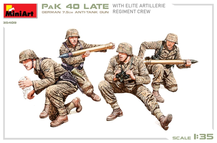 Armata 7,5cm PaK 40 Late 35409 MiniArt