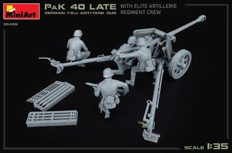 Armata 7,5cm PaK 40 Late 35409 MiniArt
