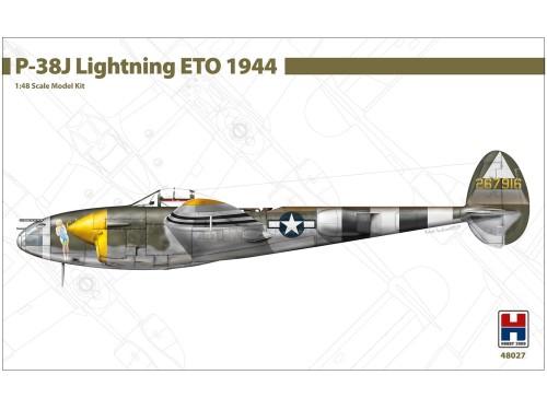 Samolot Lockheed P-38J Lightning ETO 1944 48027 Hobby 2000