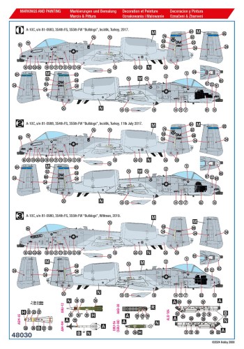 Samolot A-10C Thunderbolt II Operation Inherent Resolve 48030 Hobby 2000