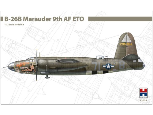Samolot Martin B-26B Marauder 9th AF ETO 72058 Hobby 2000