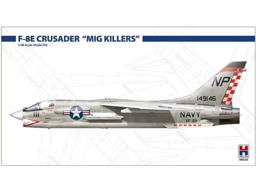 Samolot Chance Vought F-8E Crusader Mig Killers 48020 Hobby 2000