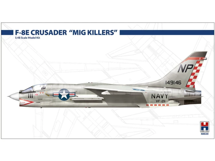 Samolot Chance Vought F-8E Crusader Mig Killers 48020 Hobby 2000