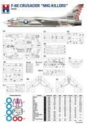 Samolot Chance Vought F-8E Crusader Mig Killers 48020 Hobby 2000