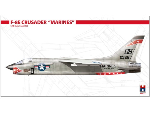 Samolot Chance Vought F-8E Crusader Marines 48021 Hobby 2000