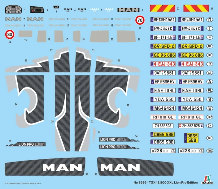MAN TGX 18.500 XXL Lion Pro Edition 3959 Italeri