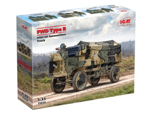 Ciężarówka wojskowa FWD Type B 35656 ICM