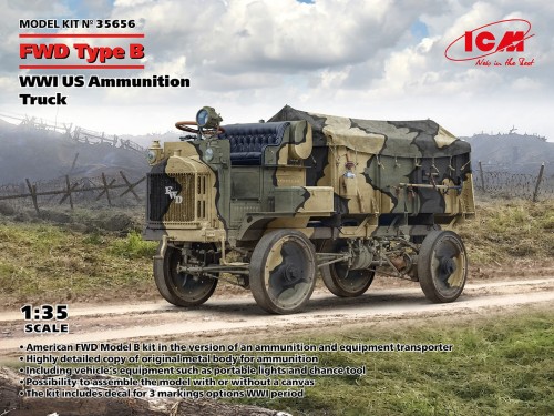 Ciężarówka wojskowa FWD Type B 35656 ICM