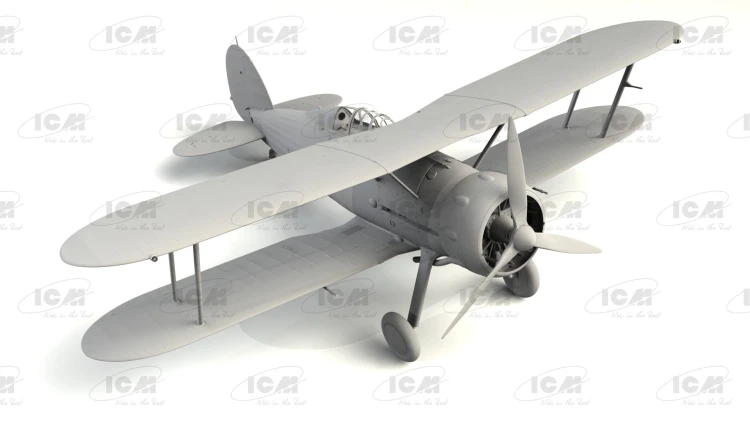 Samolot Gloster Sea Gladiator Mk.II z pilotami Royal Navy 32045 ICM