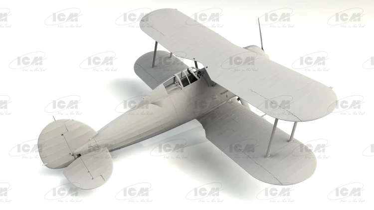 Samolot Gloster Sea Gladiator Mk.II z pilotami Royal Navy 32045 ICM
