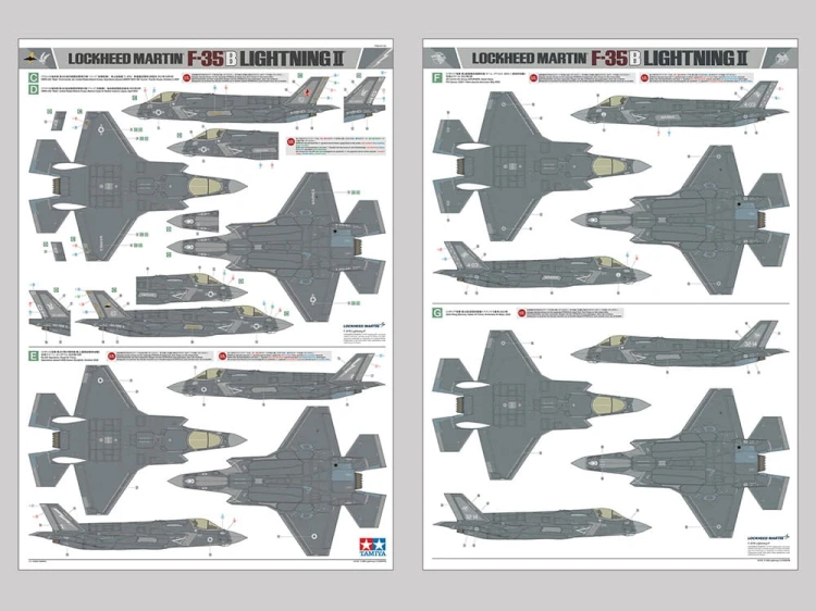 Samolot Lockheed Martin F-35B Lightning II 61125 Tamiya