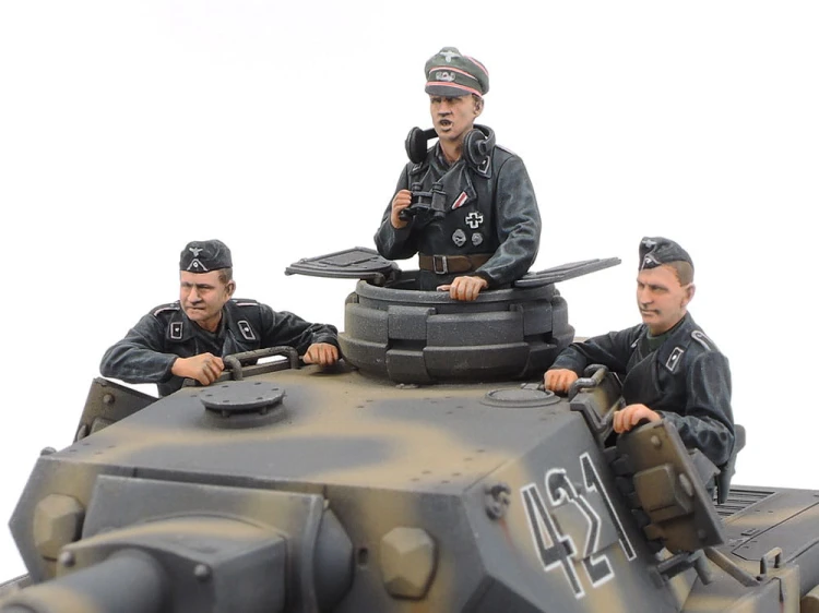 Czołg PzKpfw IV Ausf.G Early & DKW NZ350 25209 Tamiya