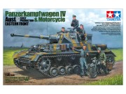 Czołg PzKpfw IV Ausf.G Early & DKW NZ350 25209 Tamiya