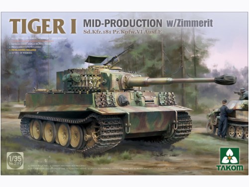 Czołg Tiger I Sd.Kfz.181 PzKpfw VI Ausf.E Mid 2198 Takom