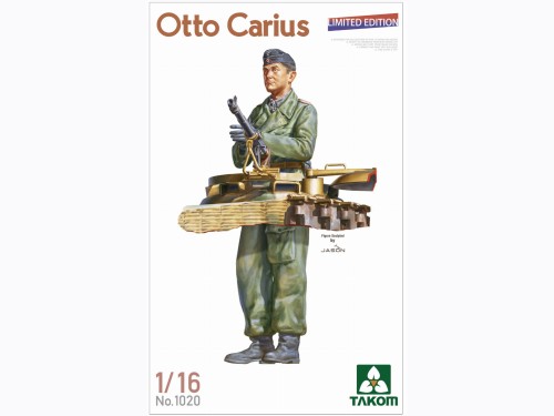 Figurka niemiecki oficer Otto Carius 1020 Takom