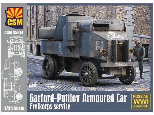 Samochód pancerny Garford-Putilov Freikorps service CSM35014 CSM