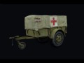 Przyczepa wojskowa G-518 US 1t Ben Hur 35443 MiniArt