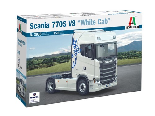 Scania 770S V8 White Cab 3965 Italeri