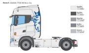 Scania 770S V8 White Cab 3965 Italeri