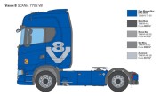 Scania 770S V8 White Cab 3965 Italeri