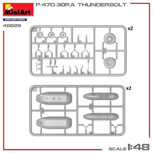 Samolot Republic P-47D-30RA Thunderbolt 48029 MiniArt