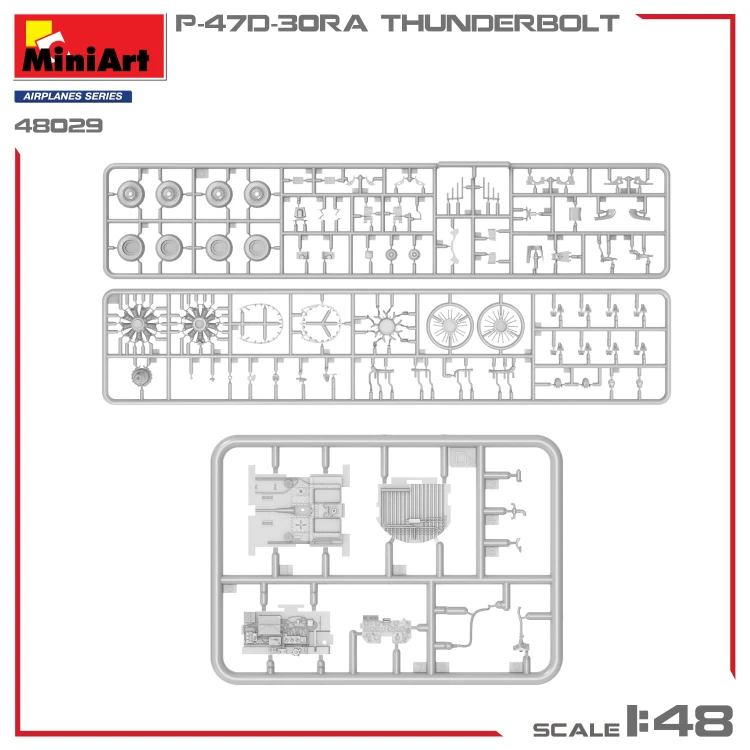 Samolot Republic P-47D-30RA Thunderbolt 48029 MiniArt