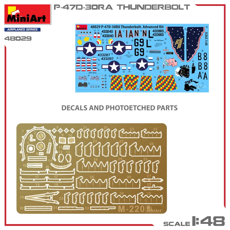Samolot Republic P-47D-30RA Thunderbolt 48029 MiniArt