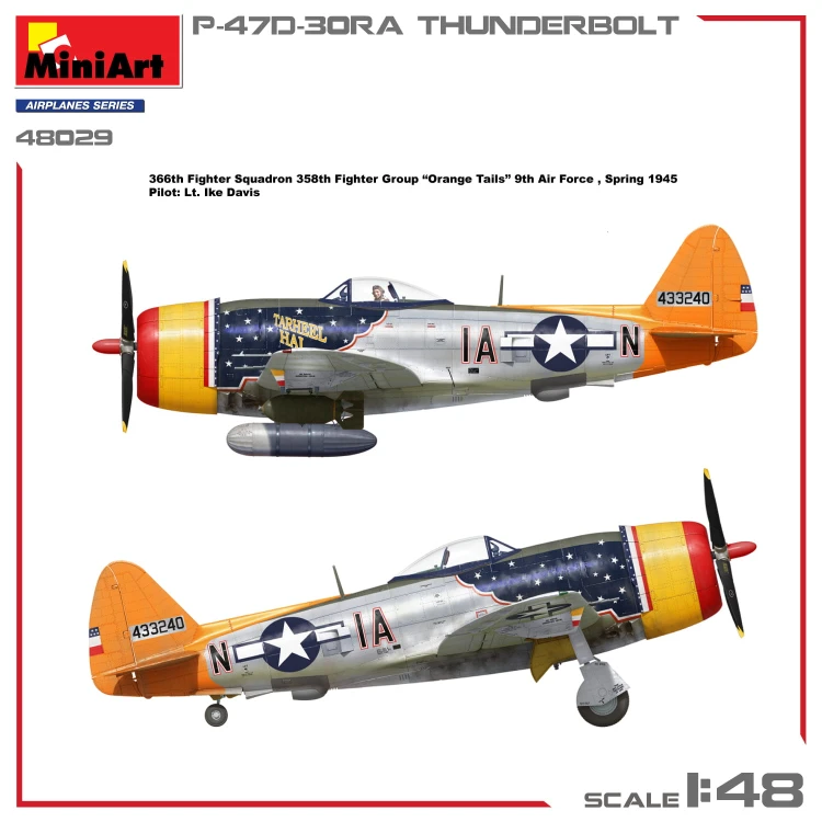 Samolot Republic P-47D-30RA Thunderbolt 48029 MiniArt