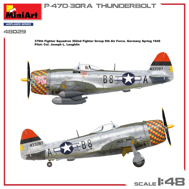 Samolot Republic P-47D-30RA Thunderbolt 48029 MiniArt
