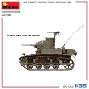 Czołg M3 Stuart Initial Production 35401 MiniArt