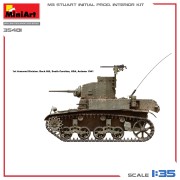 Czołg M3 Stuart Initial Production 35401 MiniArt