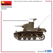 Czołg M3 Stuart Initial Production 35401 MiniArt