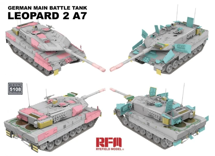 Czołg Leopard 2A7 RM-5108 RFM
