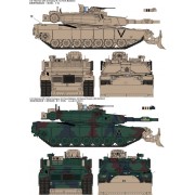 Czołg USMC M1A1 FEP Abrams z lemieszem RM-5048 RFM
