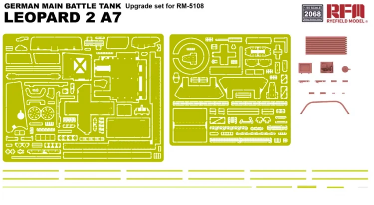 Zestaw ulepszeń Upgrade set for Leopard 2A7 RM-2068 RFM