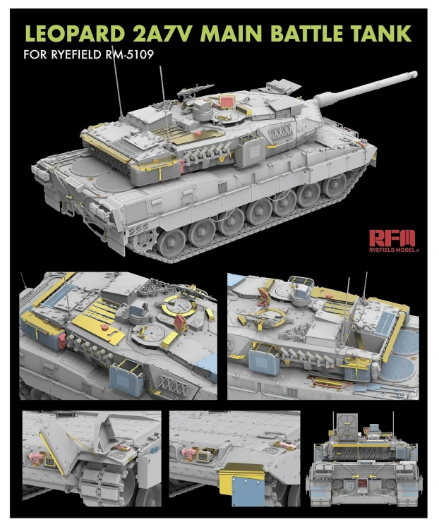 Zestaw ulepszeń Upgrade set for Leopard 2A7V RM-2069 RFM