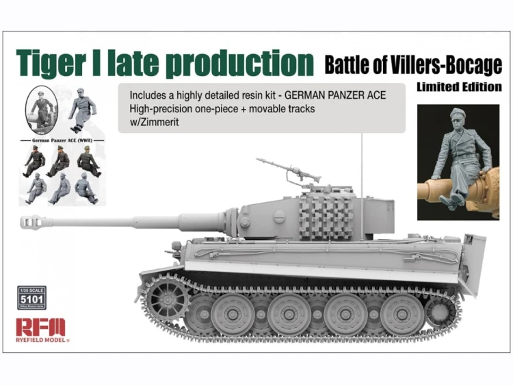 Czołg Tiger I PzKpfw VI Late Production RM-5101 RFM